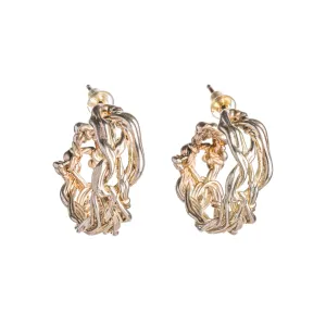 Organic Hoop Earrings