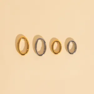 Oval Necklace Clasp 4-pack