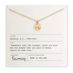 Over the Rainbow Necklace | Gold