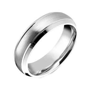 Palladium Satin Finish Wedding Ring