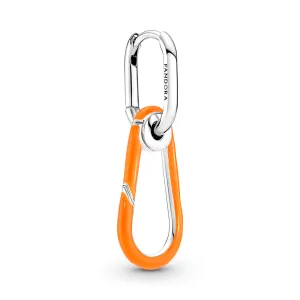 Pandora ME Bright Orange Hoop Link Earring