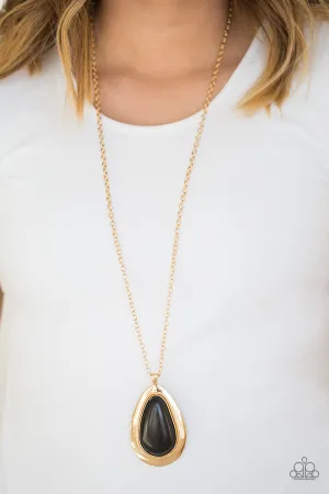 Paparazzi - BADLAND To The Bone - Gold Necklace