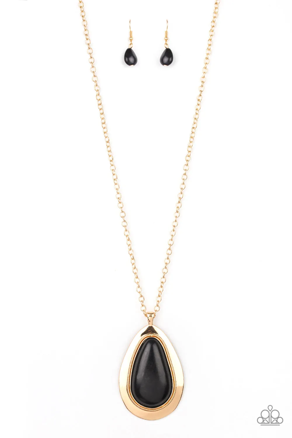 Paparazzi - BADLAND To The Bone - Gold Necklace