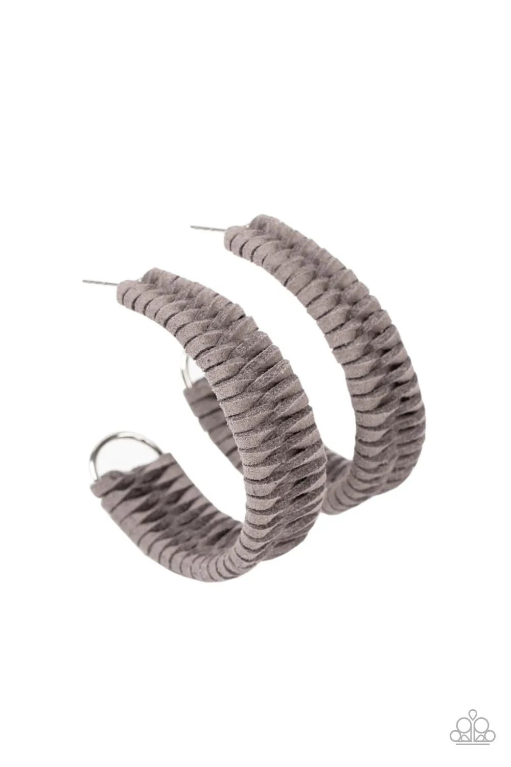 Paparazzi Rural Guru - Silver Hoop Earrings