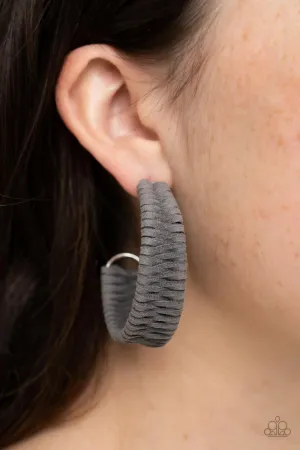 Paparazzi Rural Guru - Silver Hoop Earrings