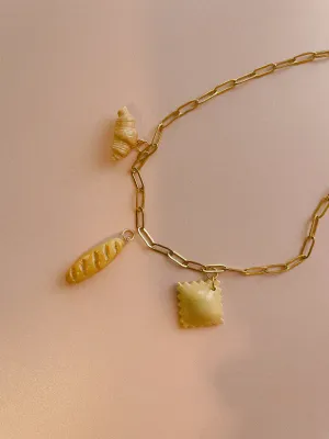 Paperclip Chain Charm Necklace (Build-Your-Own)