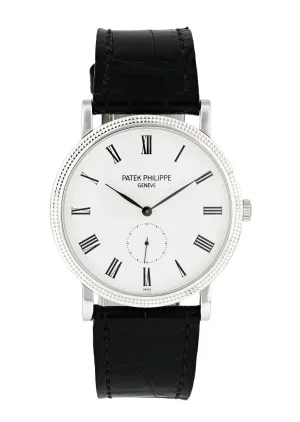 Patek Philippe Calatrava 5119G-001 White Gold Mens Watch
