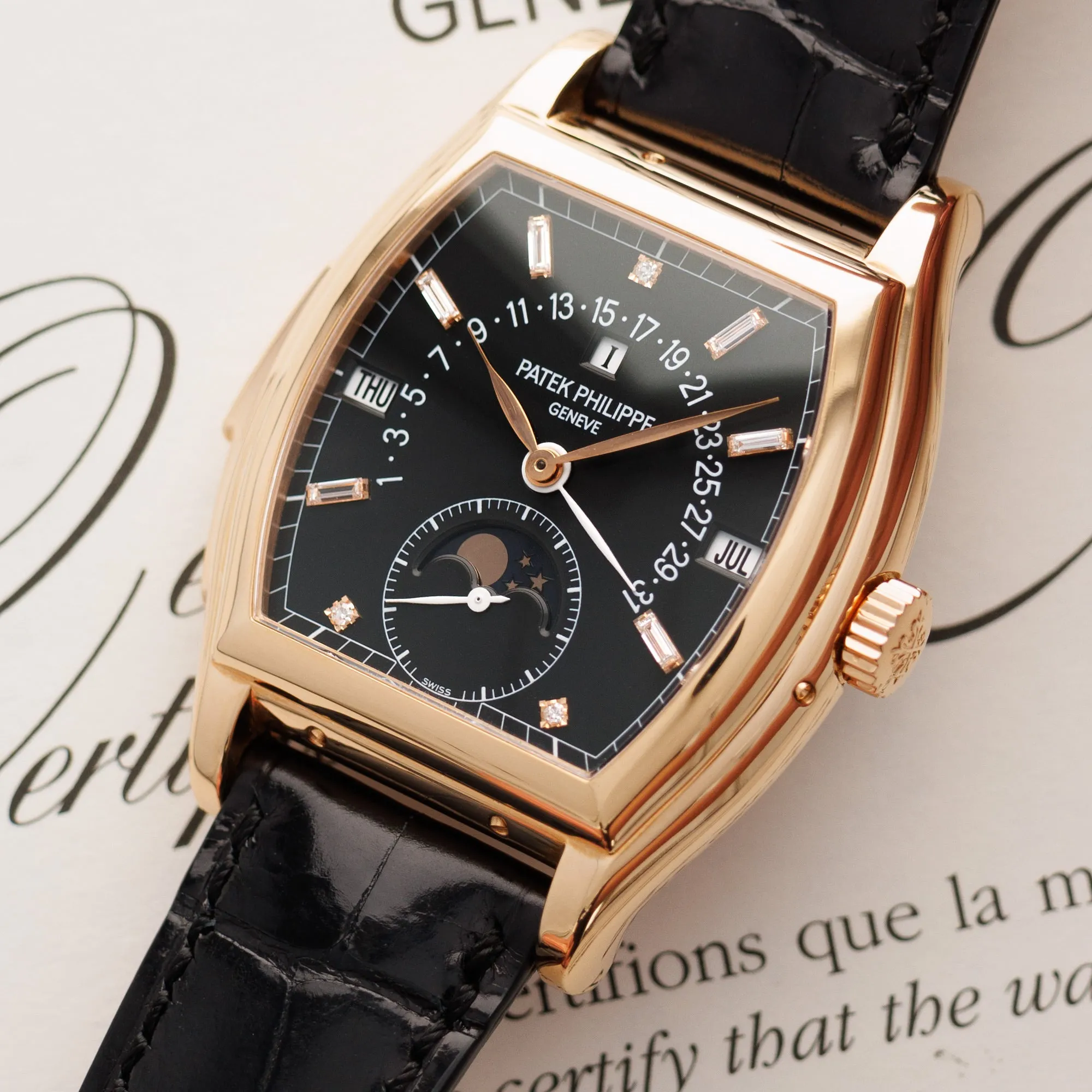 Patek Philippe Rose Gold Perpetual Calendar Watch Ref. 5013  (Private Sale)