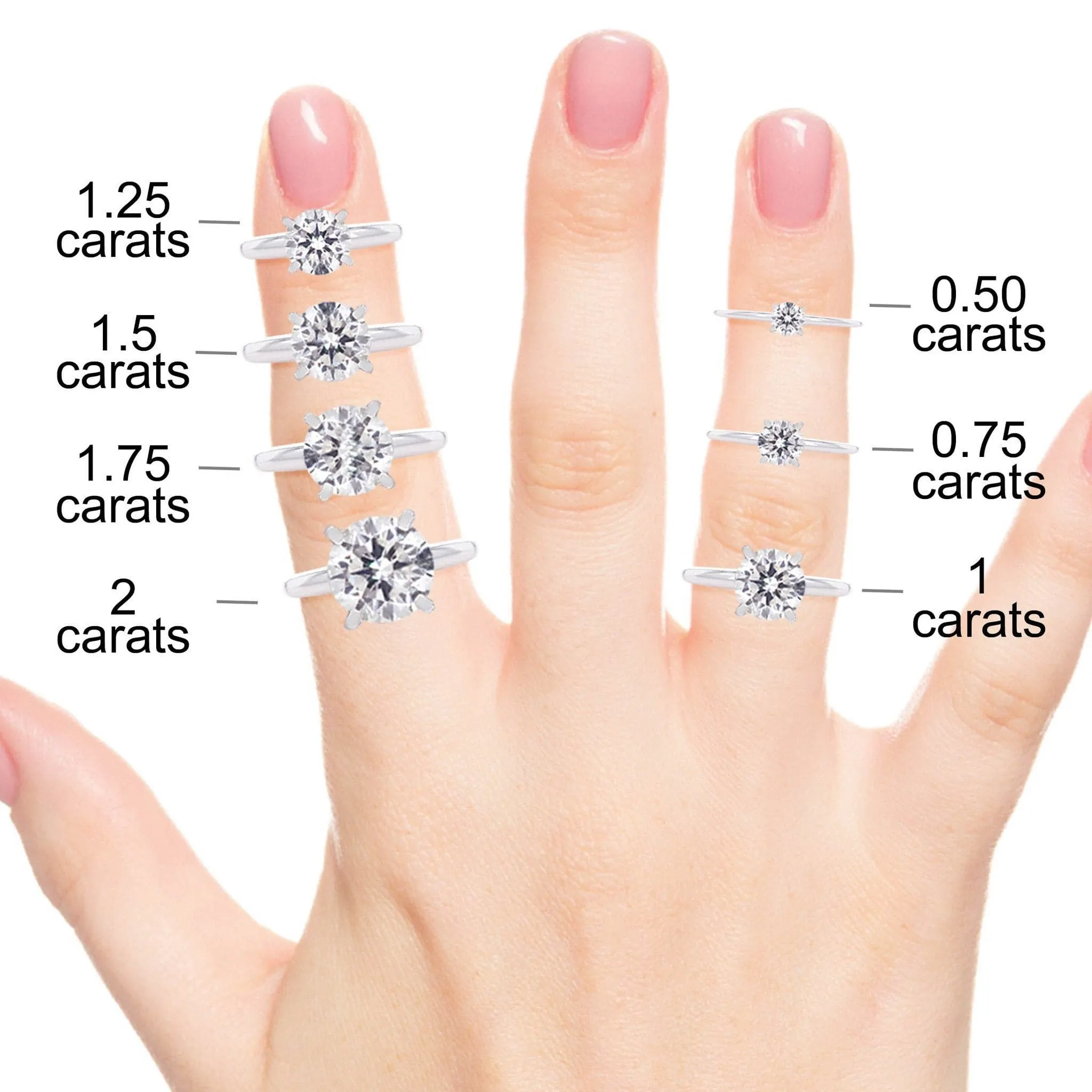 Pave Engagement Ring Season Pear 14K White Gold