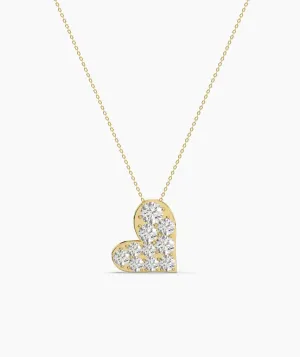 Pave Heart Necklace
