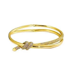 Pave Knot Bracelet