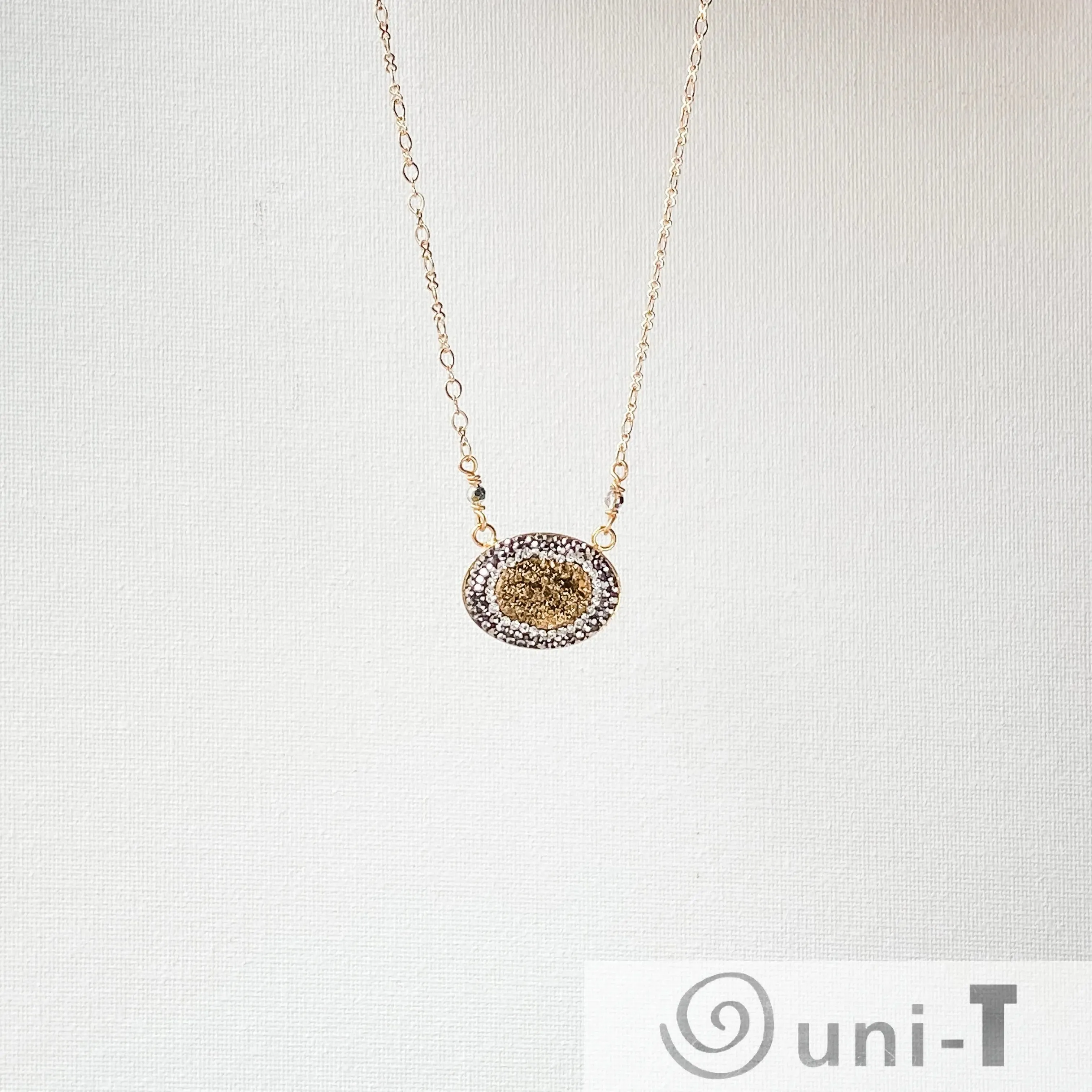 Pave Oval Necklaces
