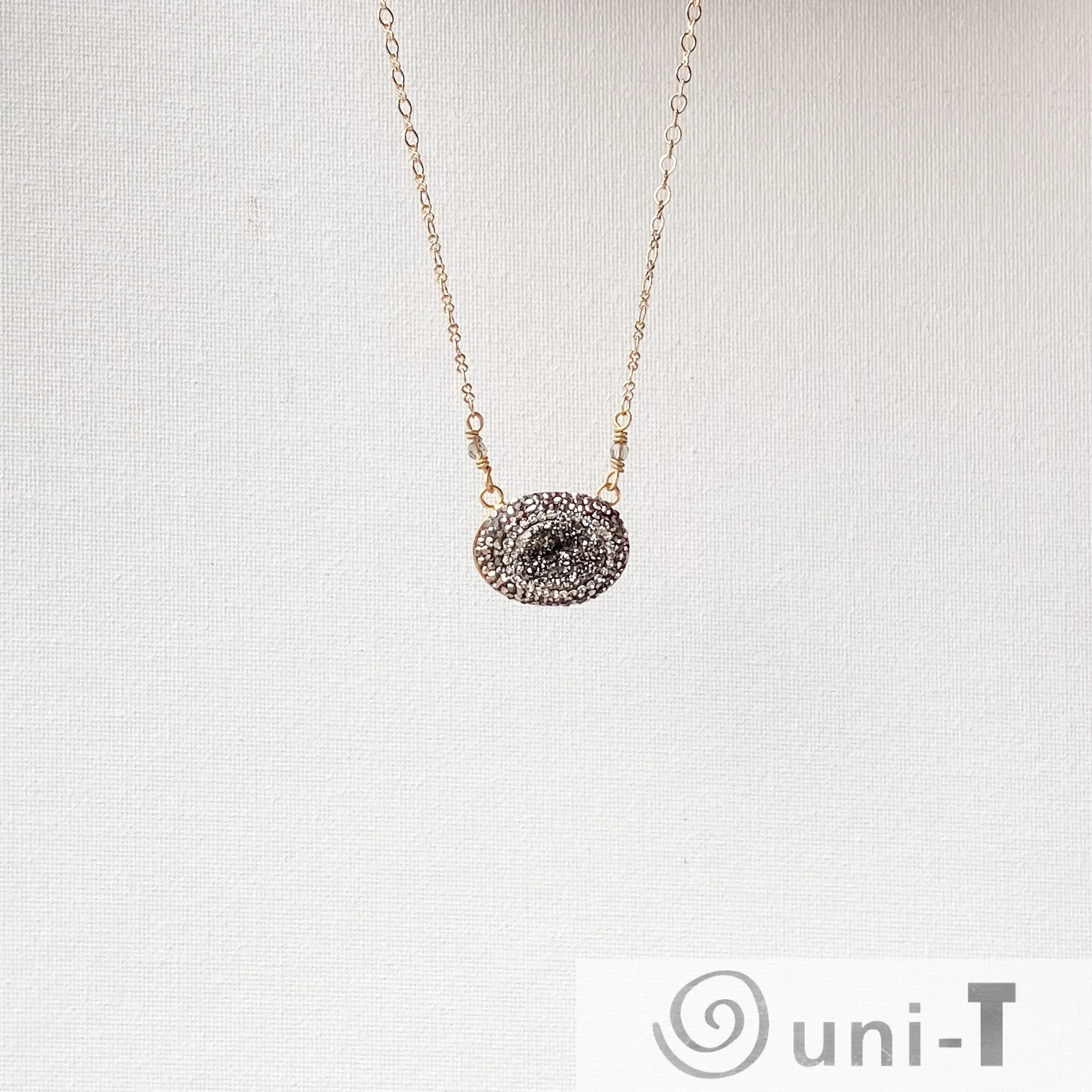 Pave Oval Necklaces