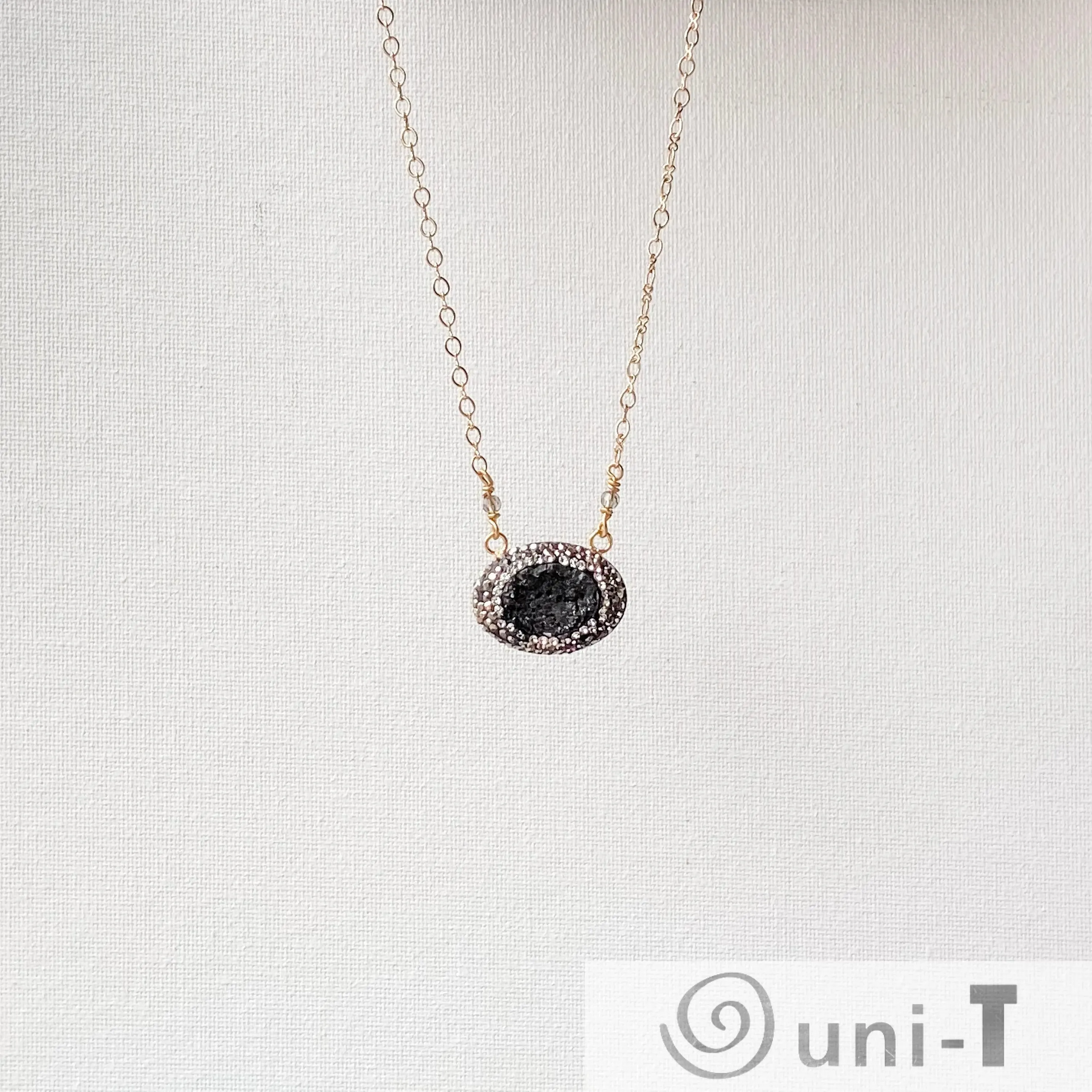 Pave Oval Necklaces