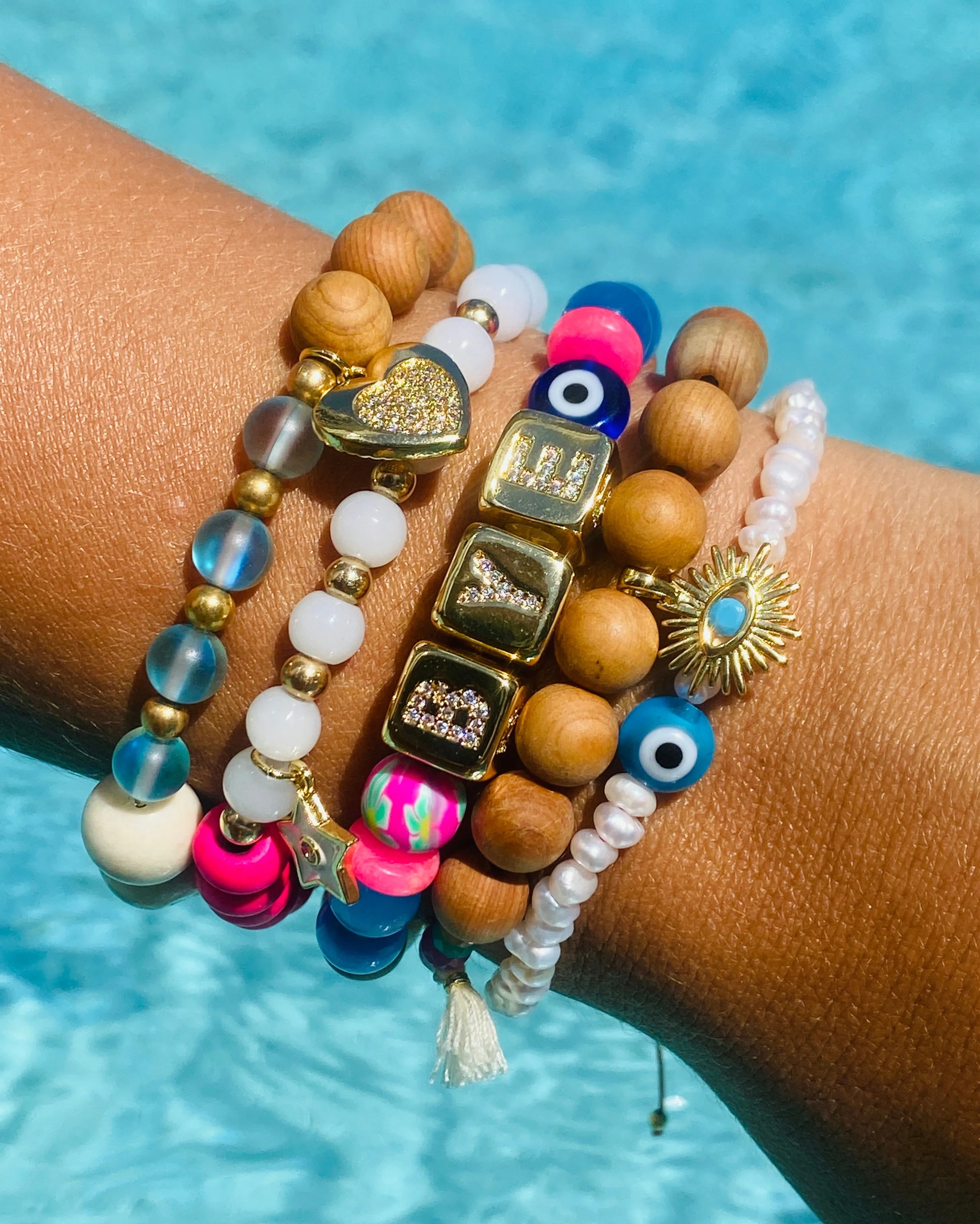 Pearl Lucky Eye Bracelet