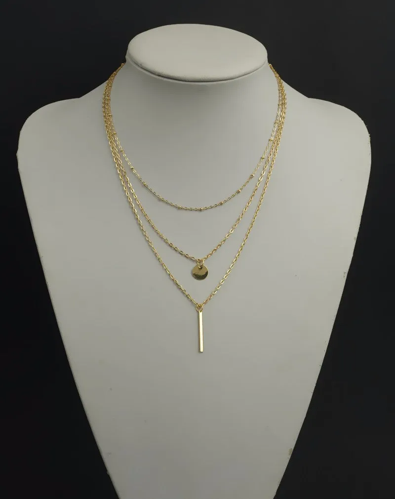 Perfect Layering Gold Necklace