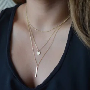 Perfect Layering Gold Necklace