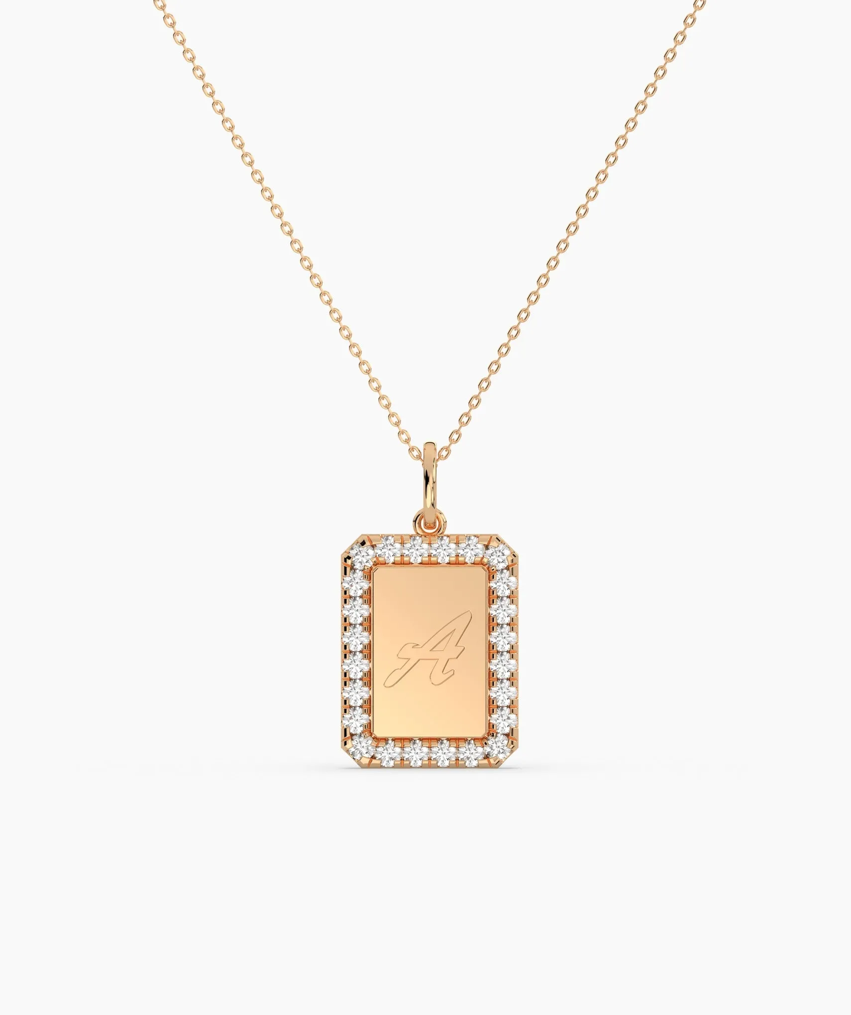 Personalized 14K Gold Initial Necklace