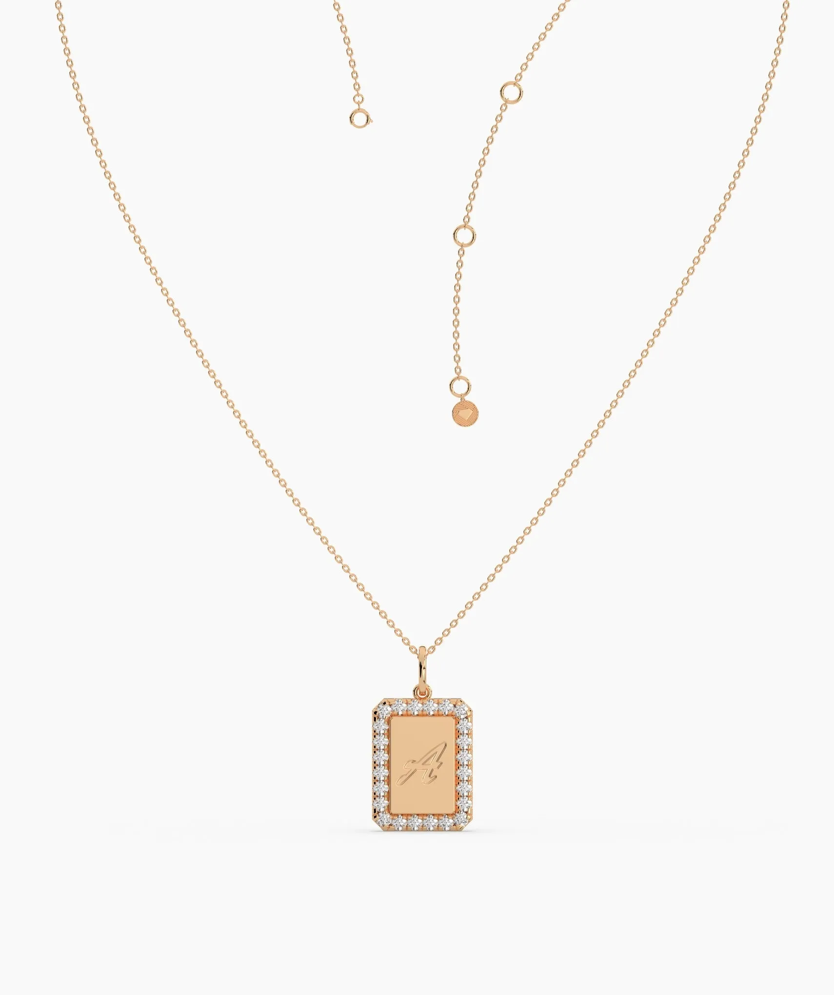 Personalized 14K Gold Initial Necklace