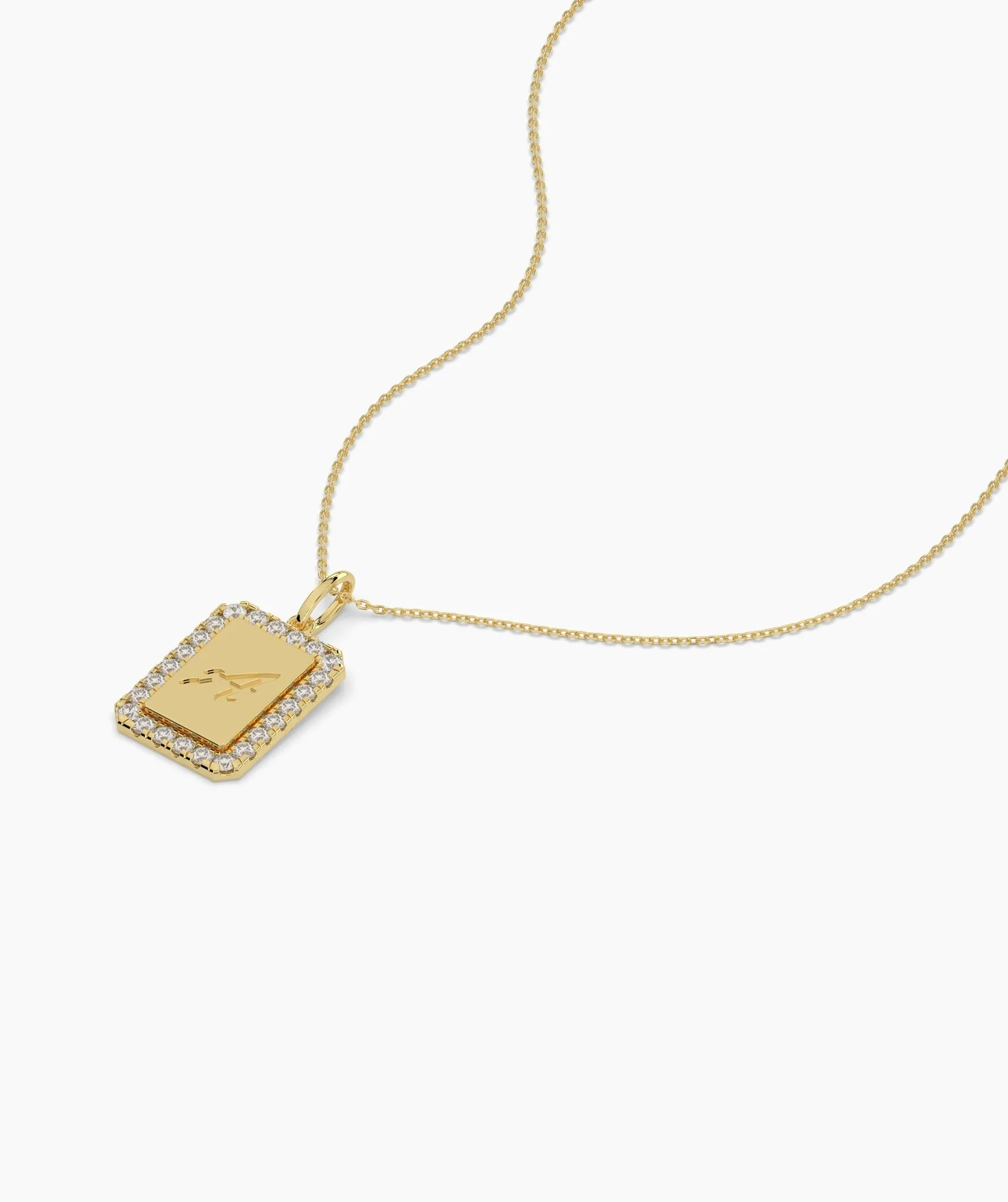 Personalized 14K Gold Initial Necklace