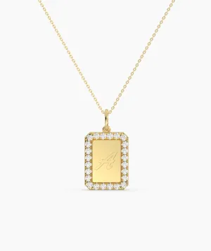 Personalized 14K Gold Initial Necklace