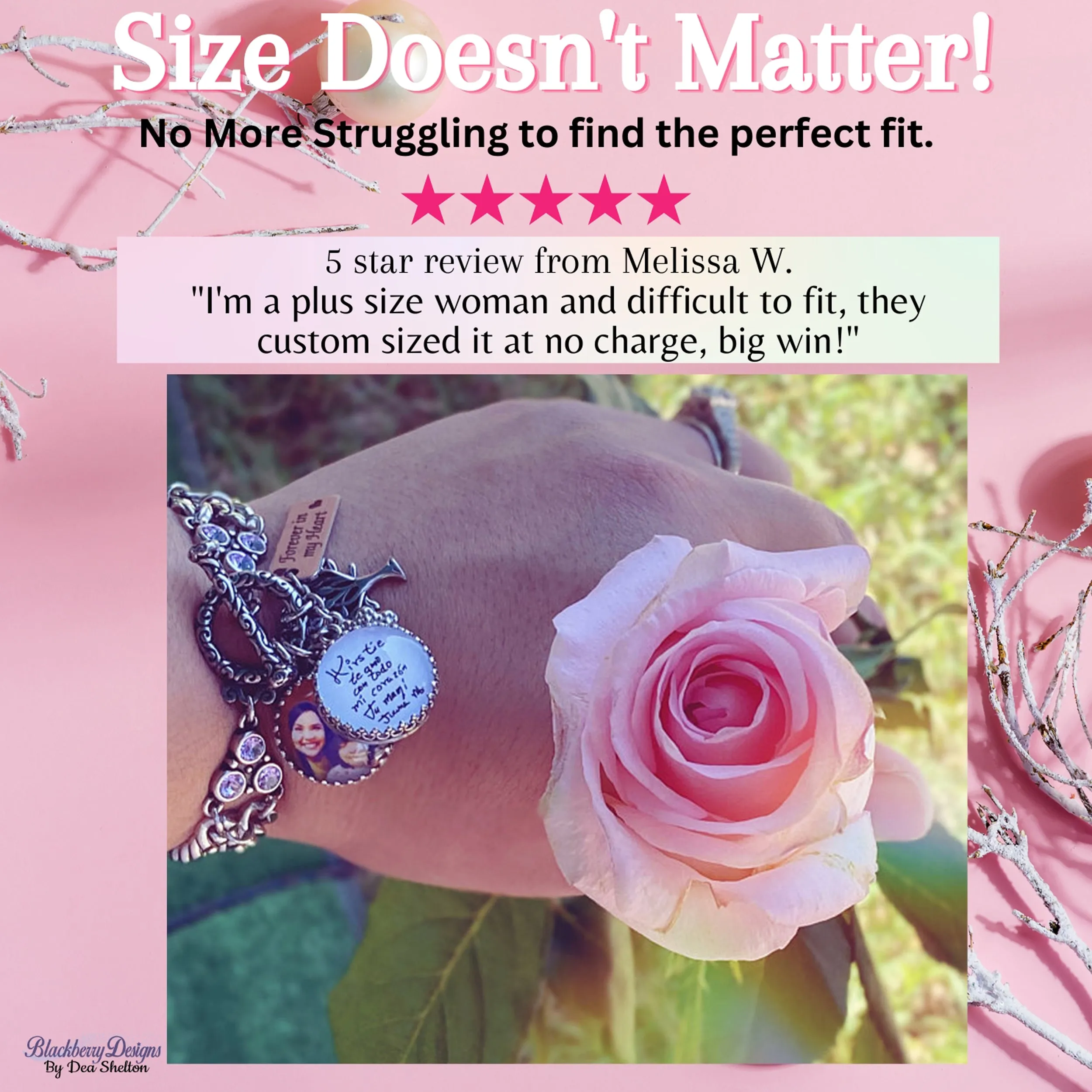 Personalized Marine Wife Bracelet or choice of Military Branch