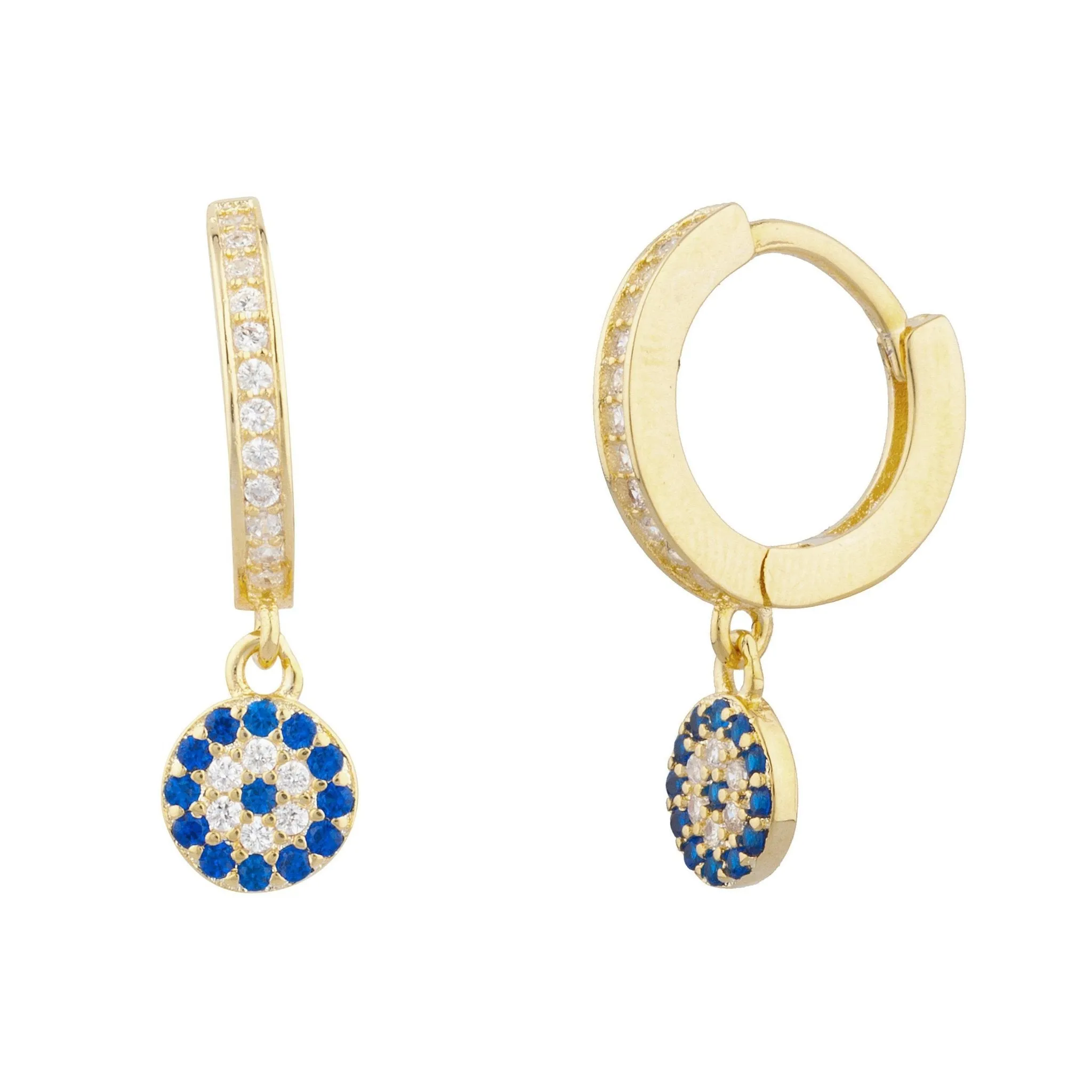 Pia Pave Huggie Earring