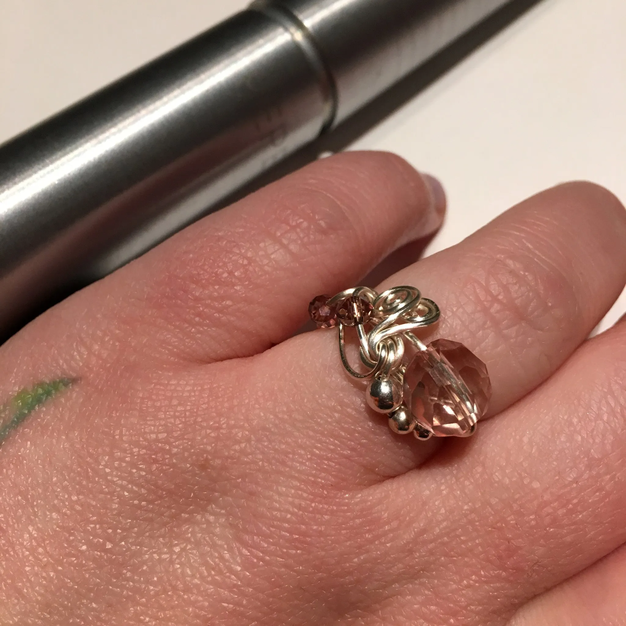 Pink Cocktail Ring