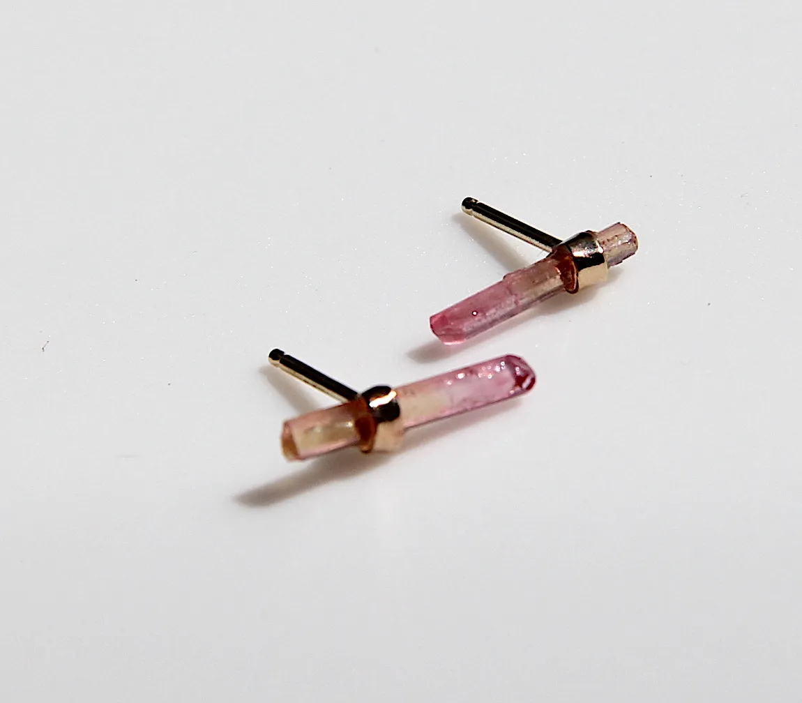 Pink fade tourmalines