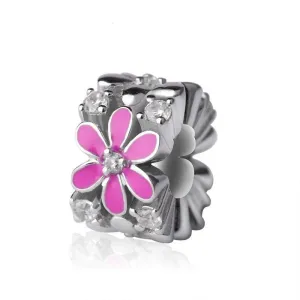 Pink Flower Charm