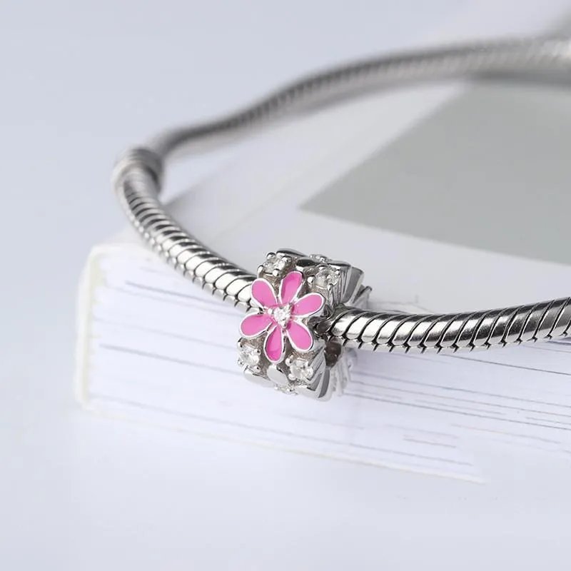 Pink Flower Charm