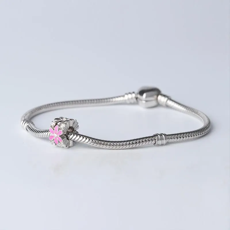 Pink Flower Charm