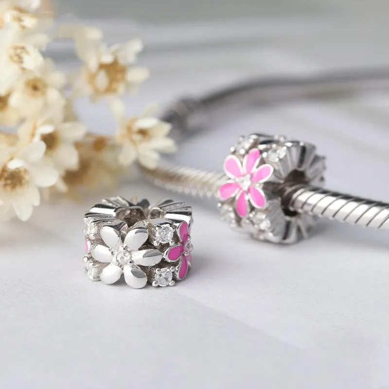 Pink Flower Charm