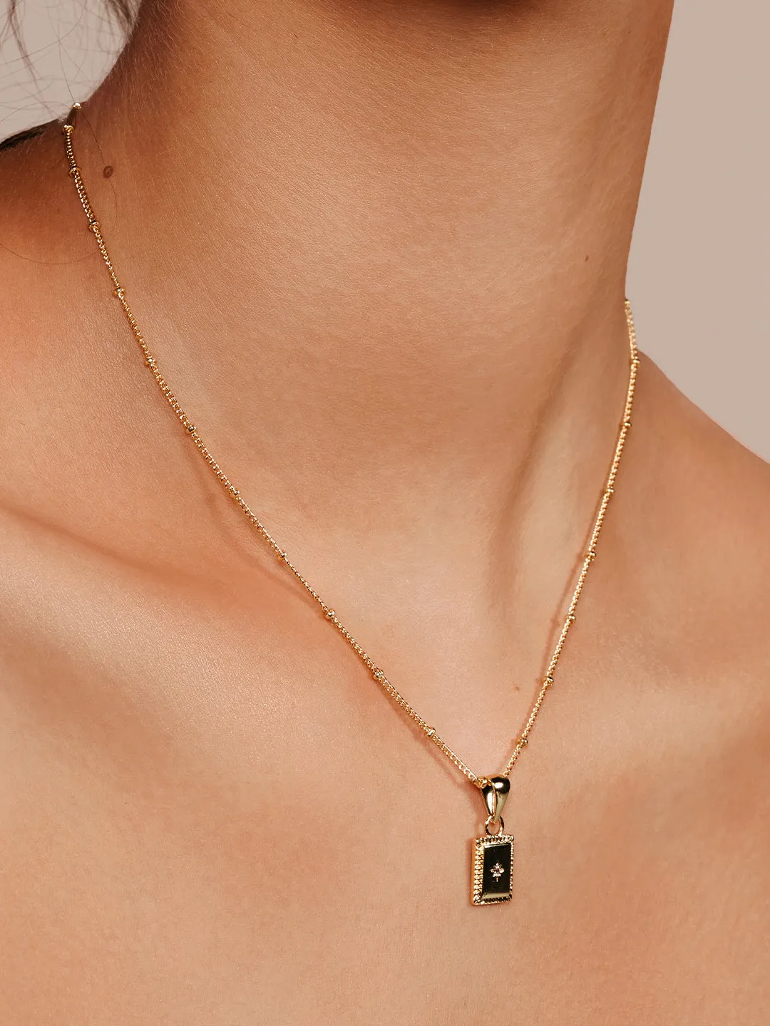 Polaris Square Necklace