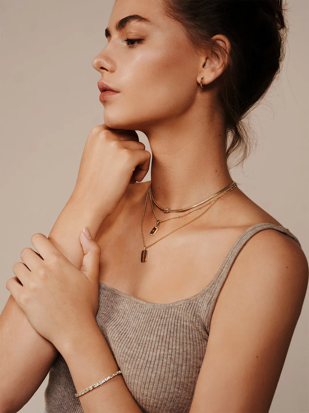 Polaris Square Necklace