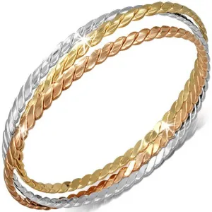 Polished Bronze Stackables