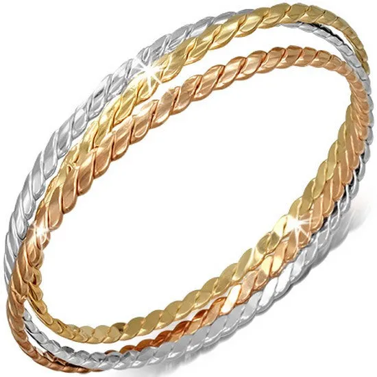 Polished Bronze Stackables