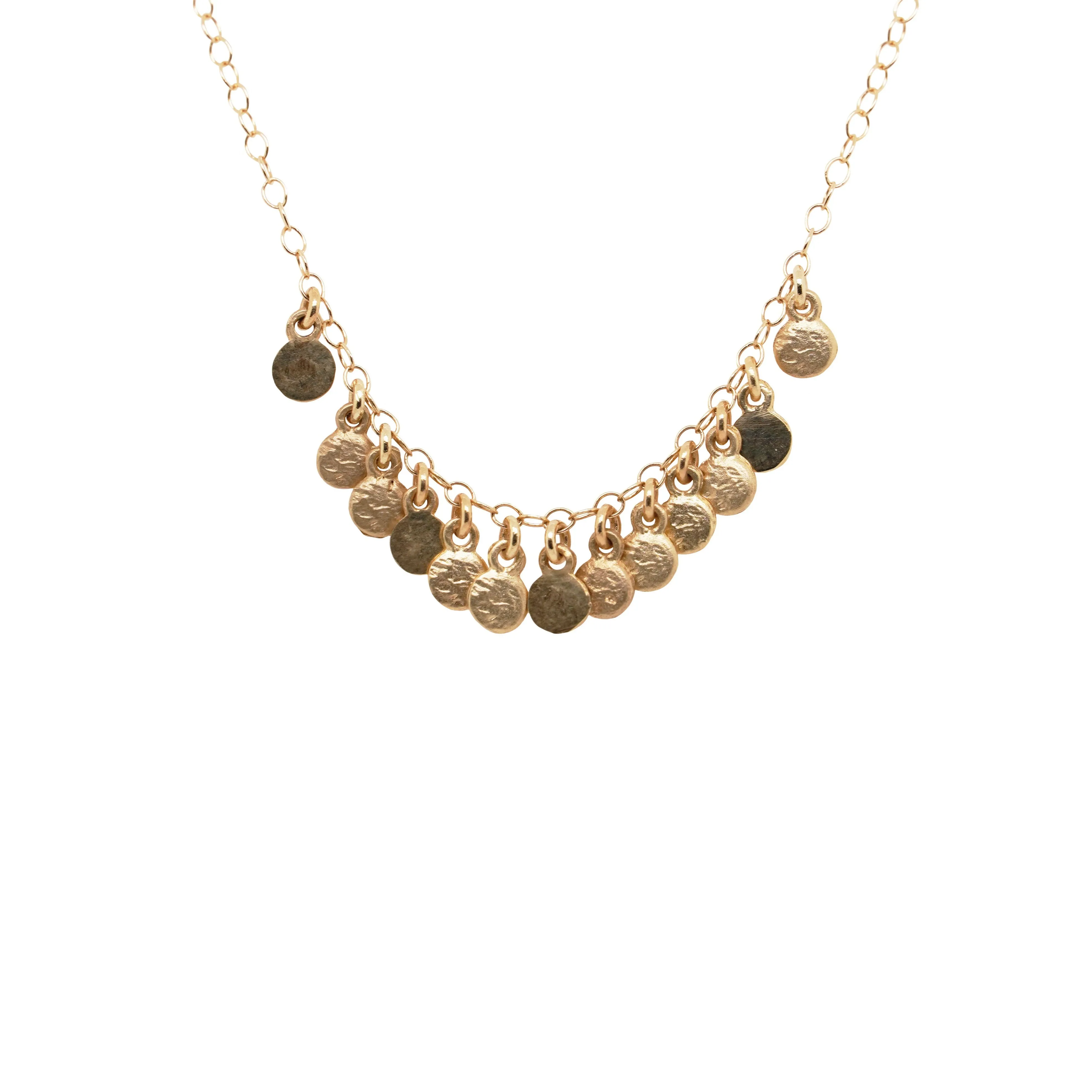Polka Dot Cluster Necklace