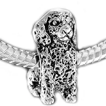 Poodle Golden Doodle Bead Charm