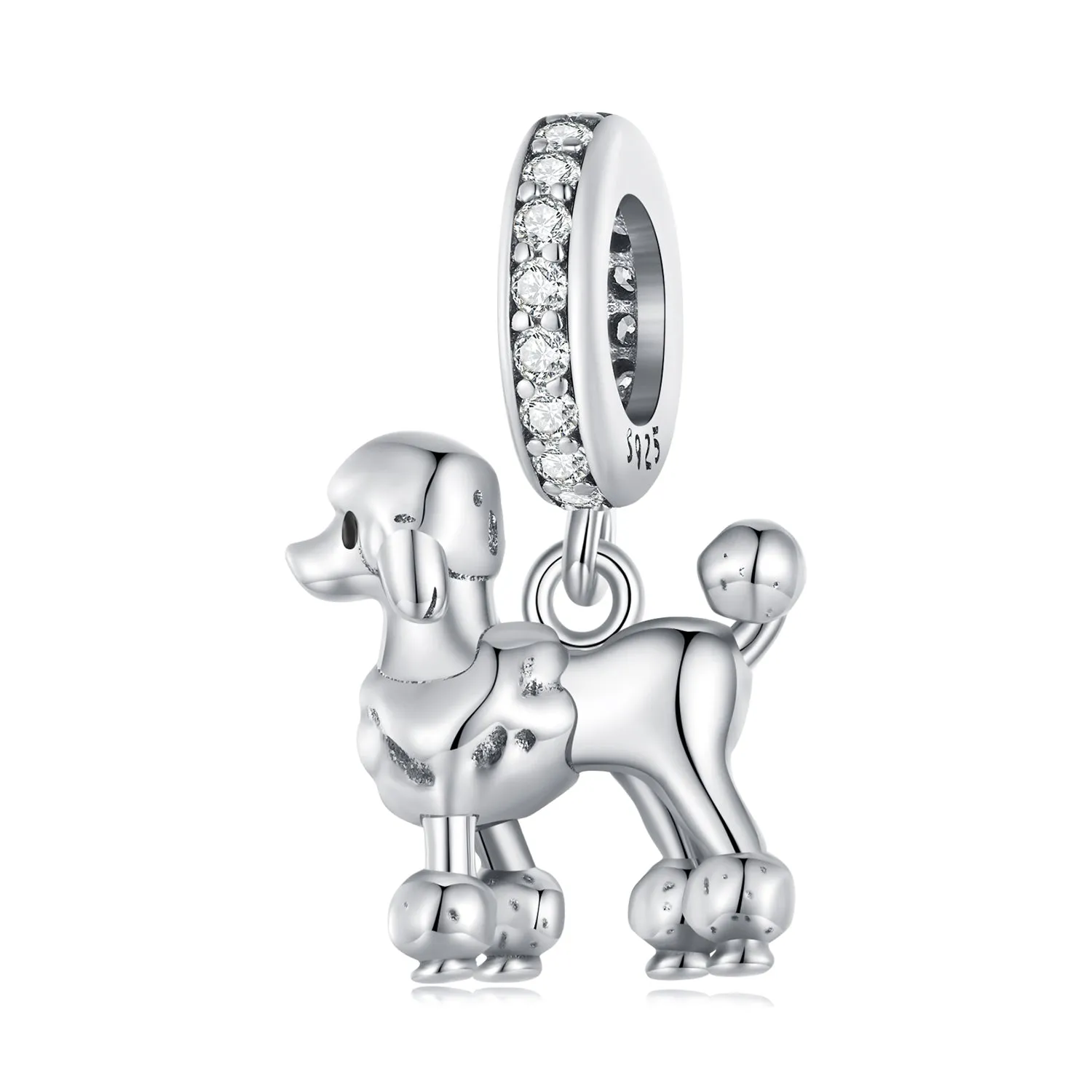 Poodle Pendant Charm