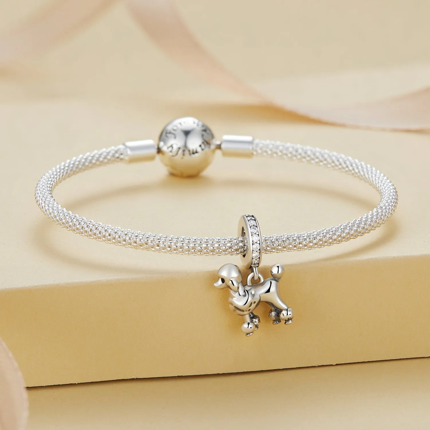 Poodle Pendant Charm
