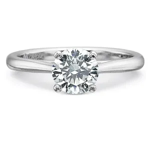 Precision Set Solitaire Diamond Engagement Ring