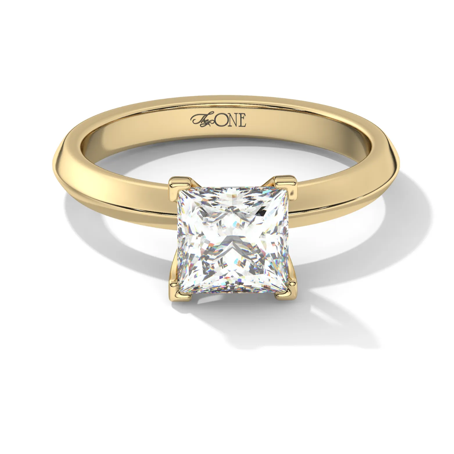Princess Diamond Solitaire 4-Claw (Setting Only)