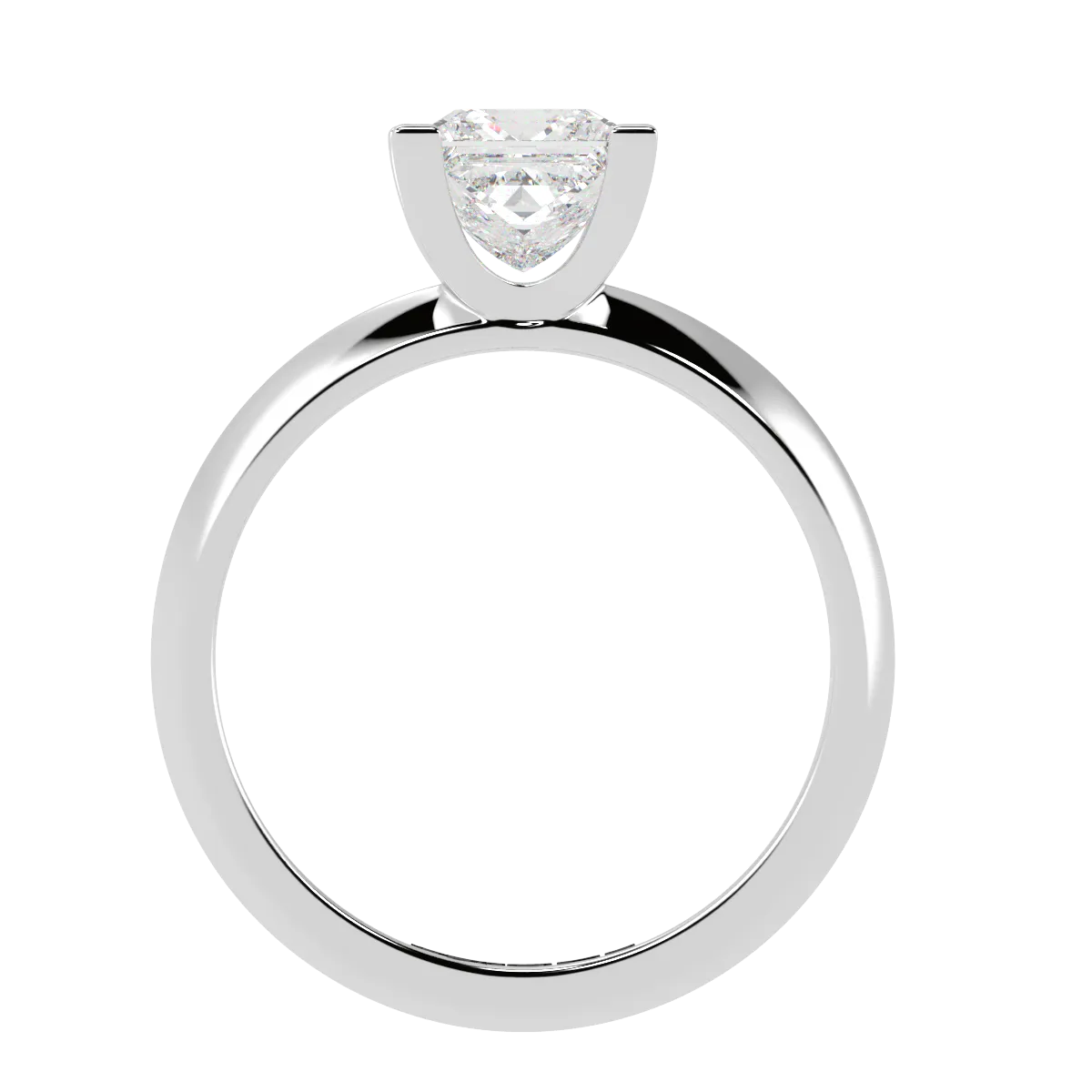 Princess Diamond Solitaire 4-Claw (Setting Only)