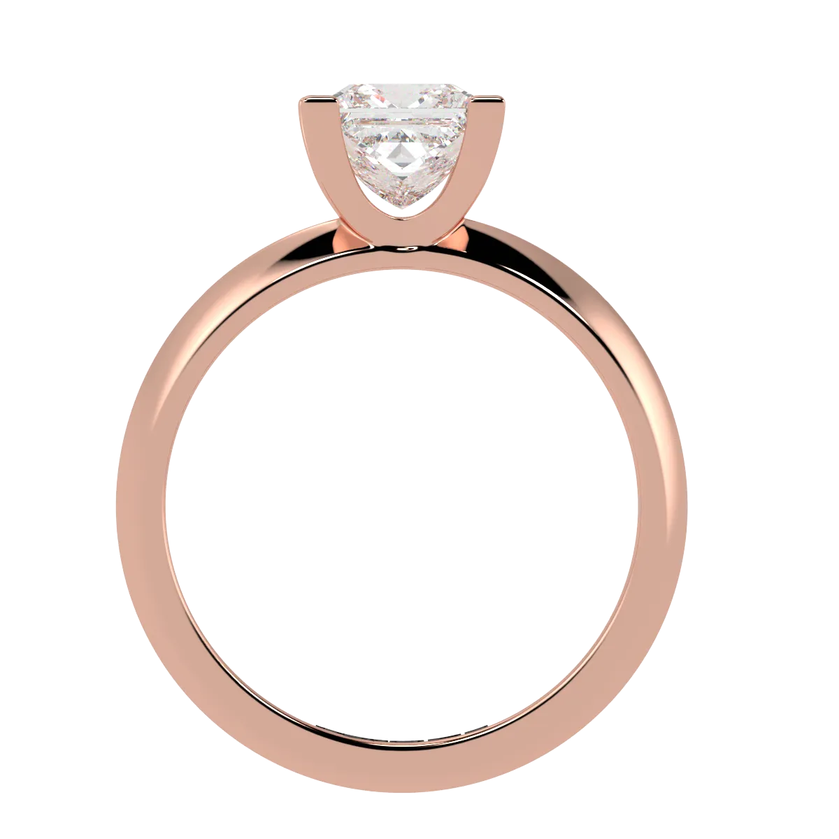 Princess Diamond Solitaire 4-Claw (Setting Only)