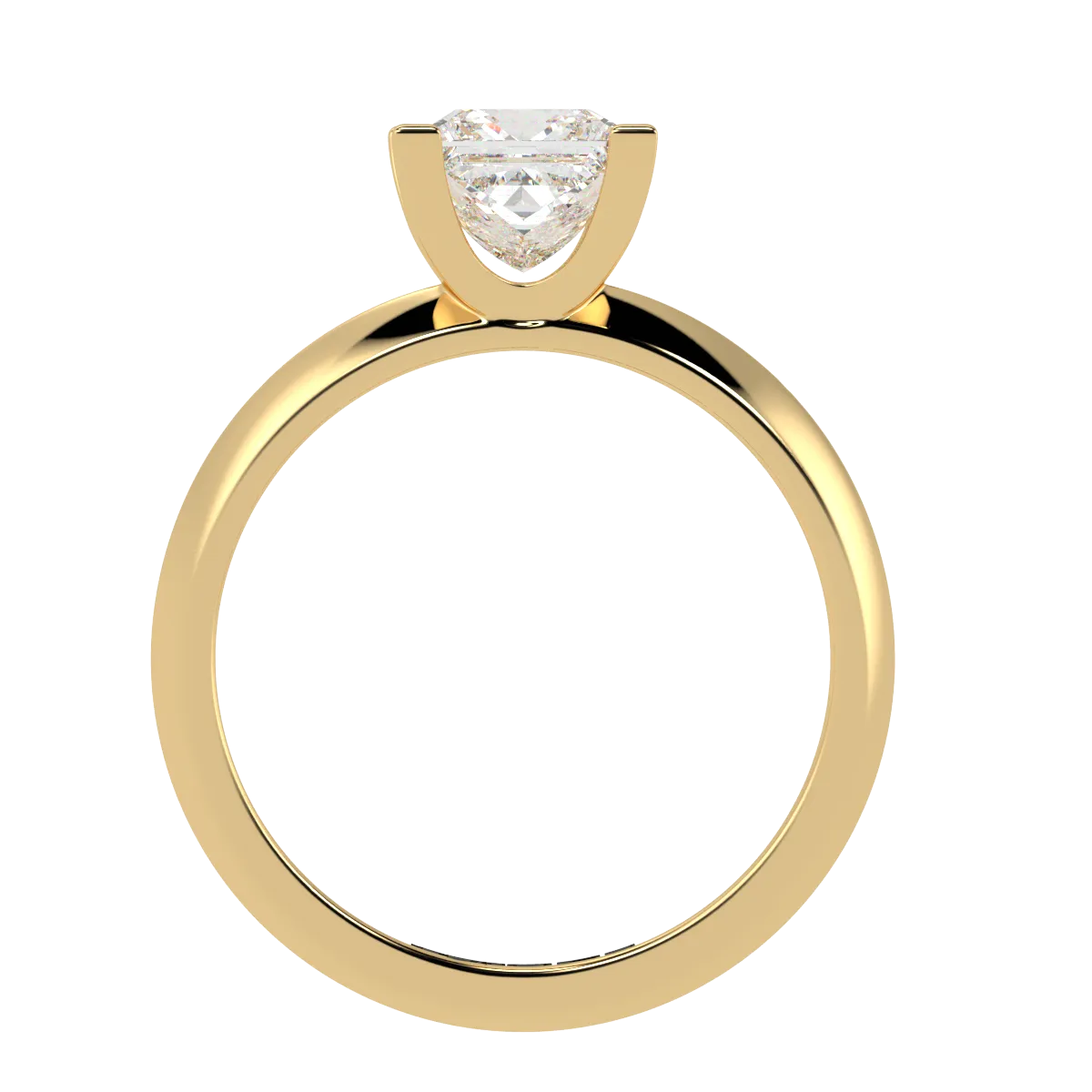 Princess Diamond Solitaire 4-Claw (Setting Only)