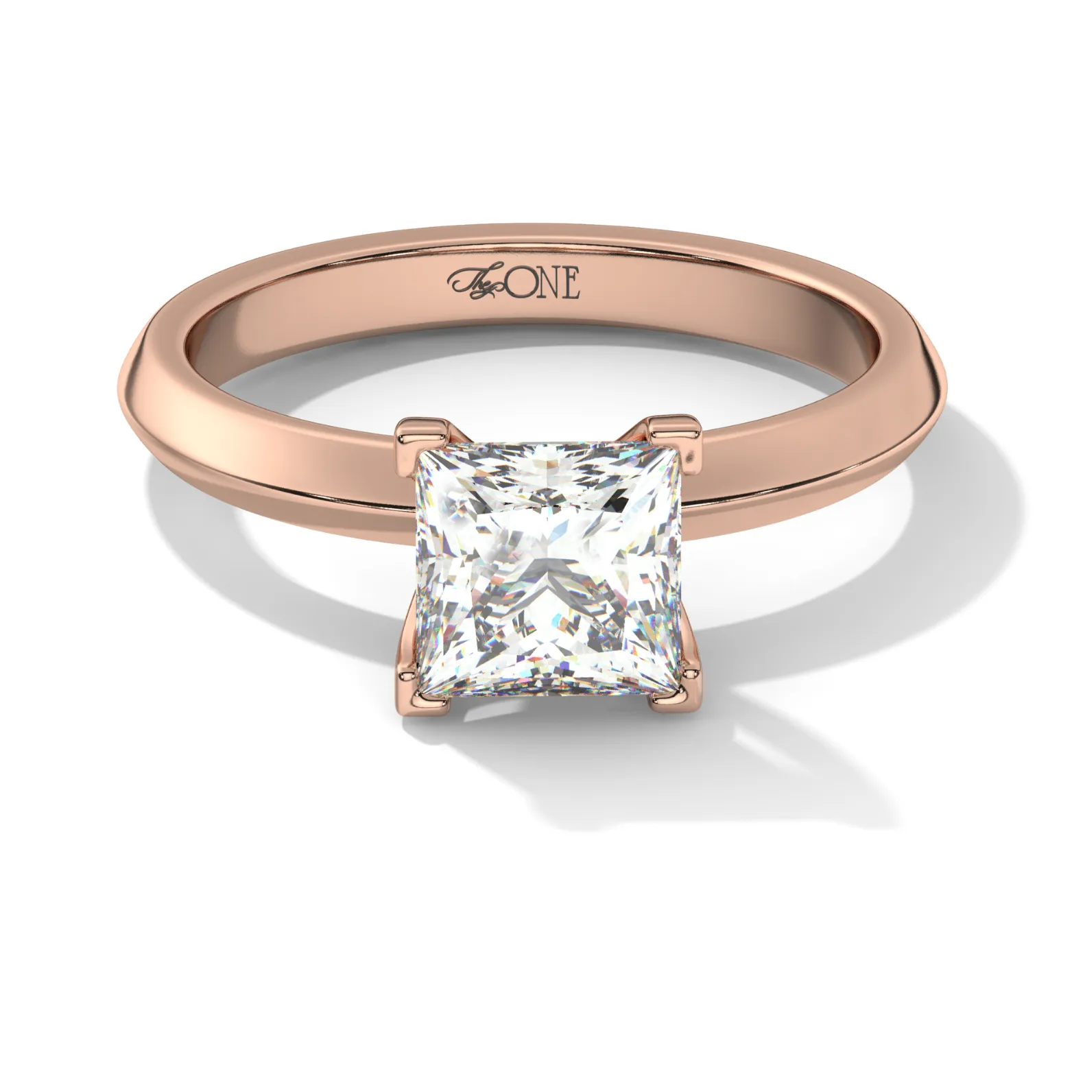 Princess Diamond Solitaire 4-Claw (Setting Only)