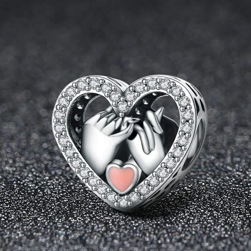 Promise for Love Heart Charm
