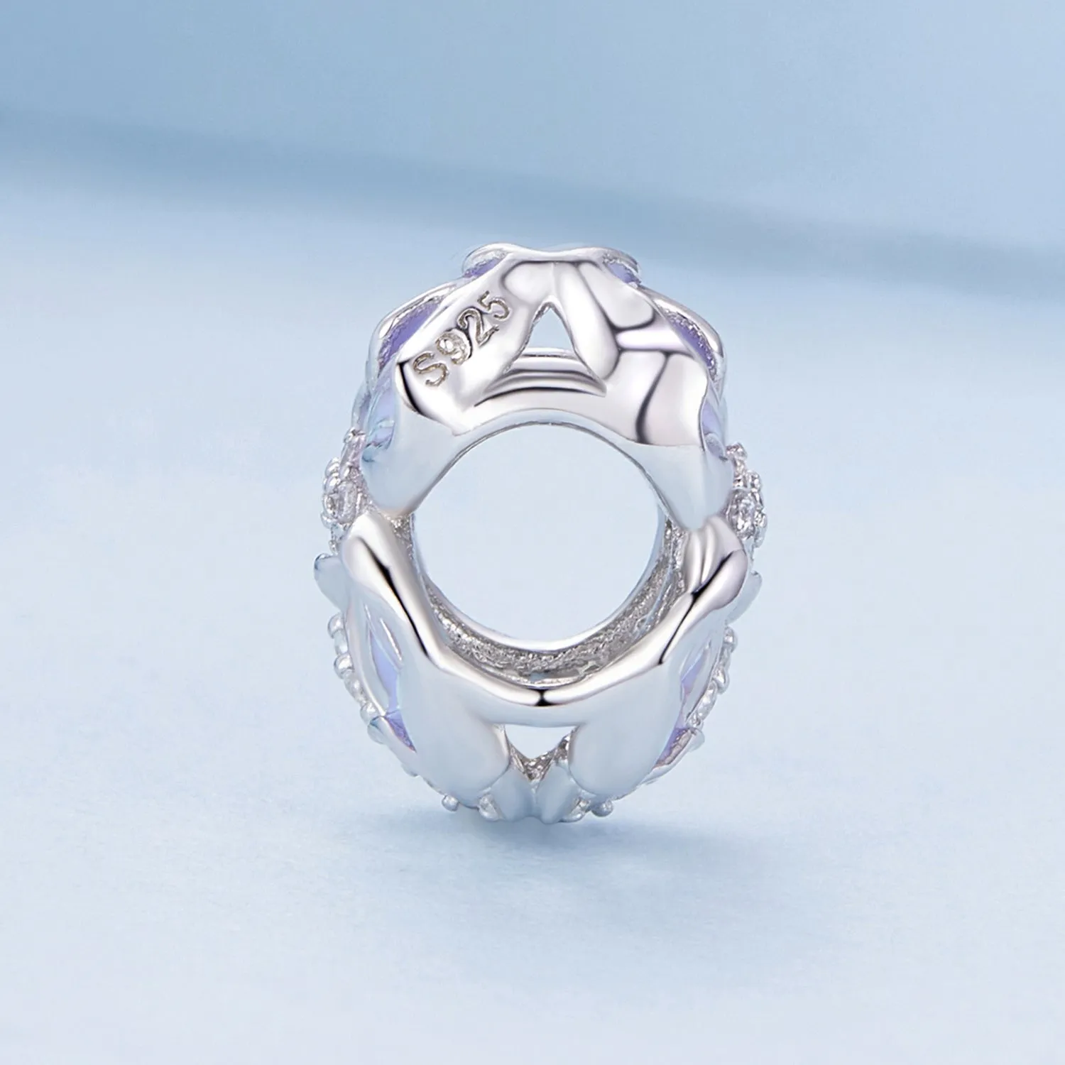 Purple Flower Charm