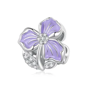 Purple Flower Charm